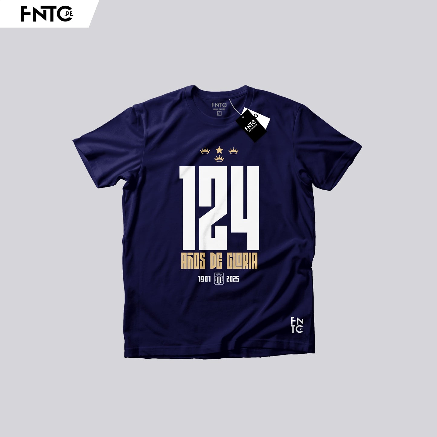 Polo #124AñosDeGloria - Azul Acero