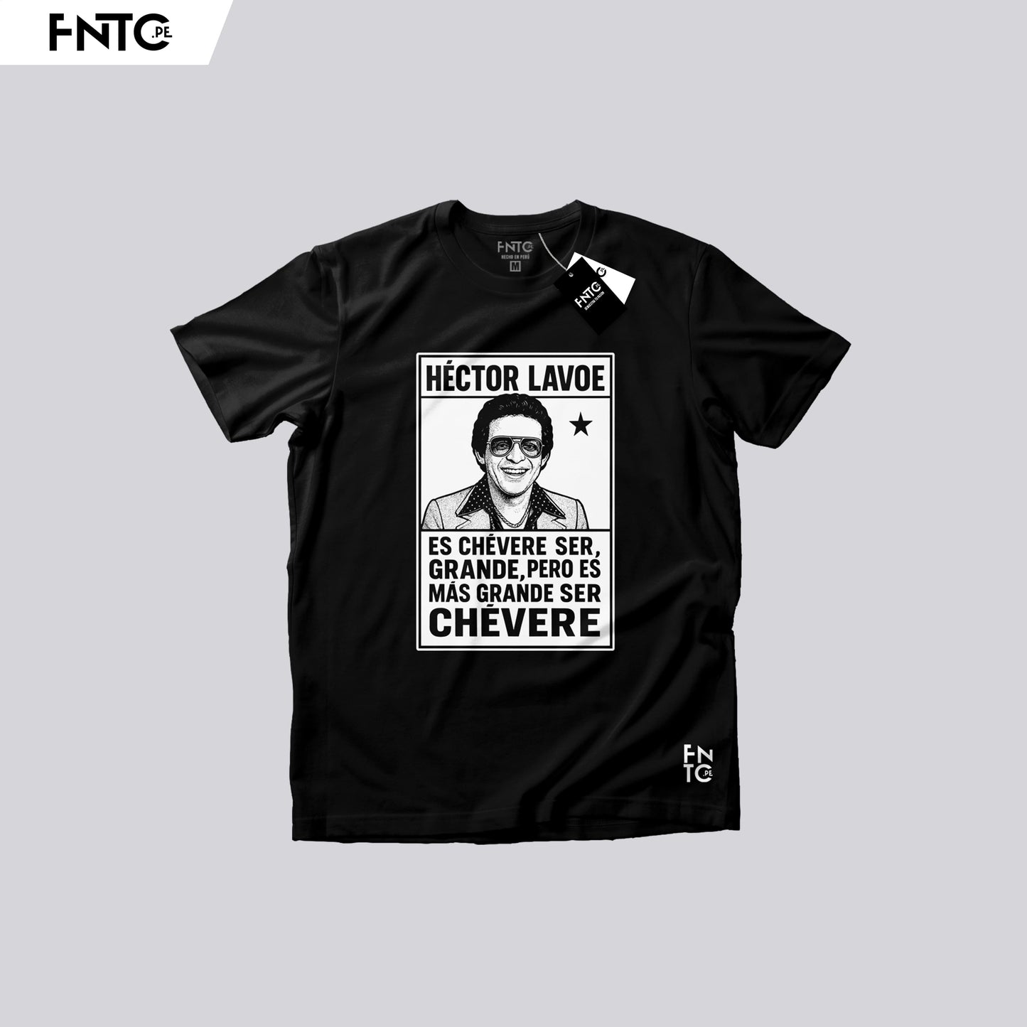 Polo "Grande ser Chevere" Hector Lavoe - Negro