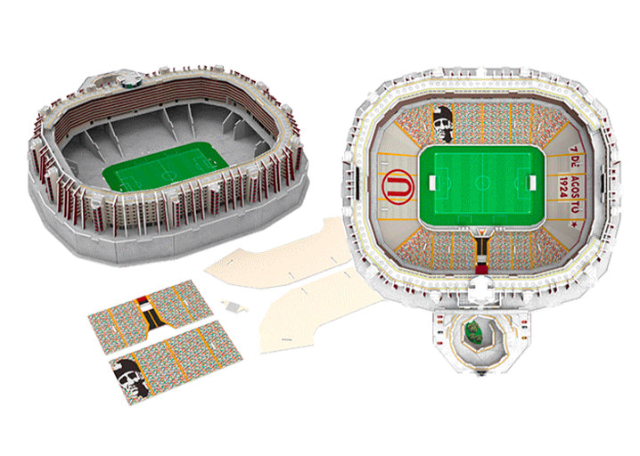 Estadio 3D Monumental "U" con Luces LED - Producto Oficial