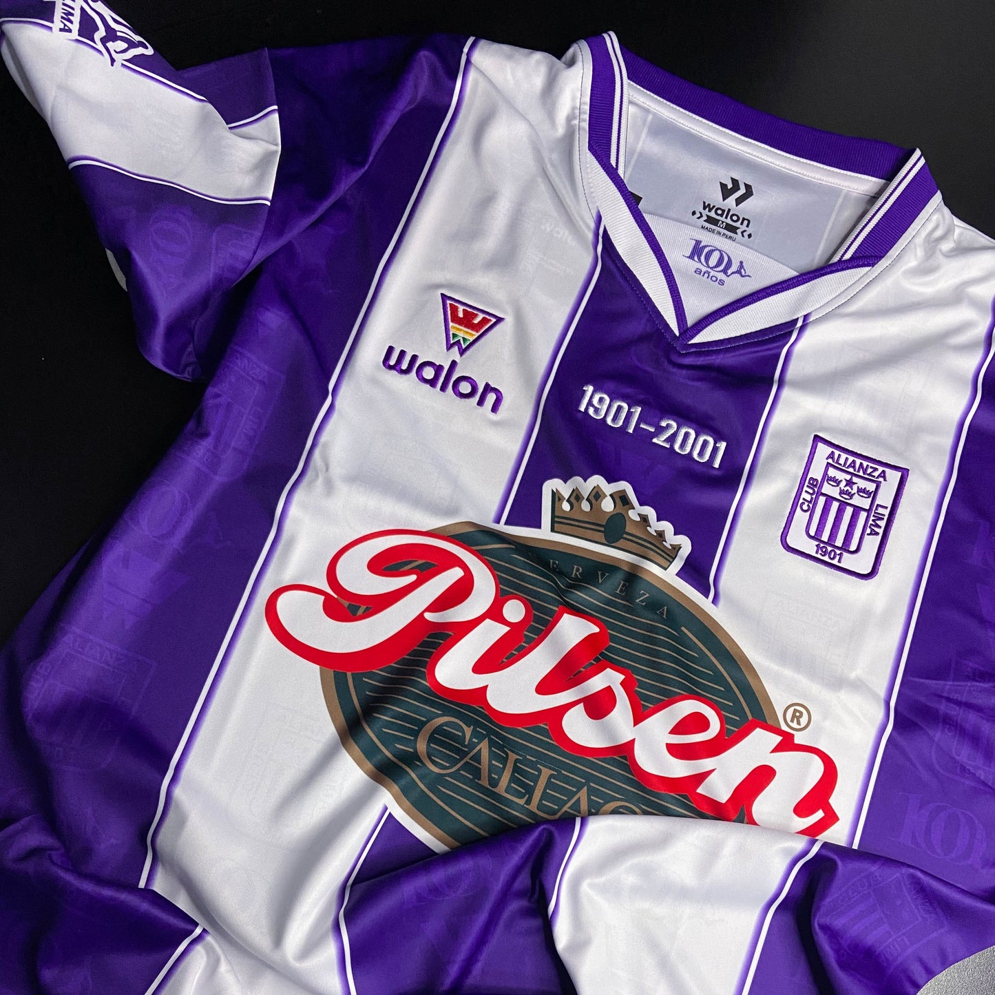 Camiseta Centenario Morada Walon Reedición Original (Stock limitado)